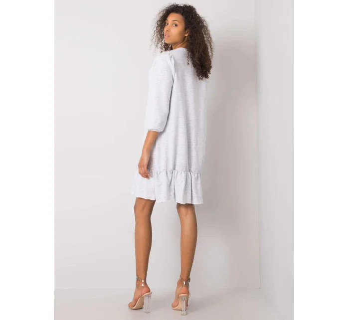 Šaty RV SK 6075.10x světle šedá Šaty RV SK 6075.10x světle šedá