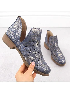 Dámské boty W  modré M.Daszynski model 22106355 - SWEET SHOES