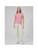 Dámské hladké tričko slim model 22193687 dámské - 4F
