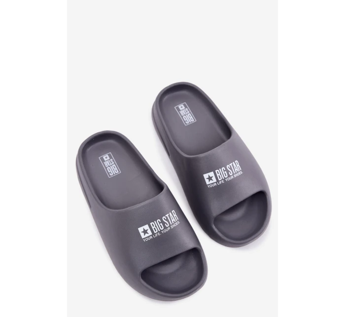 Pěnové Pánské Sandály S Big Star Šedé model 21693090 - Big Star Shoes Pěnové Pánské Sandály S Big Star Šedé model 21693090 - Big Star Shoes