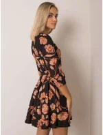 Šaty LK SK 508307 3.75P černá a béžová