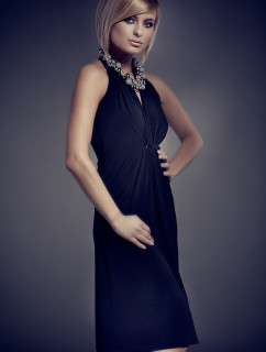 Šaty Paloma Mod. Č. 52 černá - Figl