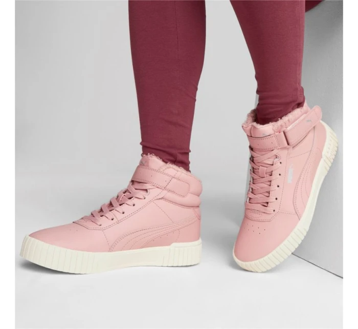 Dámské zimní boty Puma CARINA 2.0 MID WTR insulated eco leather sneakers pink (385852-04) dámské