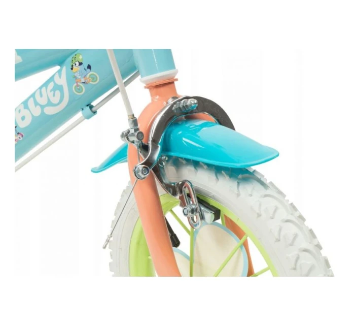 Dětské kolo Modrá a limetkově zelená barva model 21471053 Dětské kolo Modrá a limetkově zelená barva model 21471053