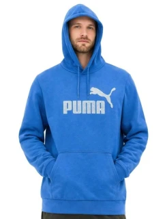 Puma sports klokanka s kapucí pánská modrá bavlna pánské