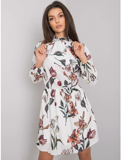 Šaty RO SK model 16205201 bílá zelená - FPrice