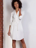 Dámské šaty Suk149 ecru - Lanti