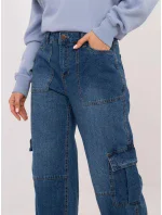 Džínové kalhoty D80016BD62458M294 modré - Sublevel