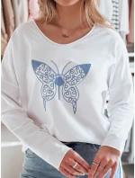Dámská oversize halenka FLOFLY bílá FashionStreet RY2783
