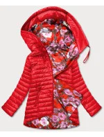 Červená oboustranná dámská bunda model 17217551 - MINORITY Červená oboustranná dámská bunda model 17217551 - MINORITY