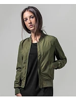 BY 044 Dámská bomber bunda model 22415699 dark olive - Build your Brand BY 044 Dámská bomber bunda model 22415699 dark olive - Build your Brand
