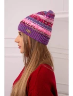 Fleecová čepice Patrycja K254 pink model 18752127 - K-Fashion Fleecová čepice Patrycja K254 pink model 18752127 - K-Fashion