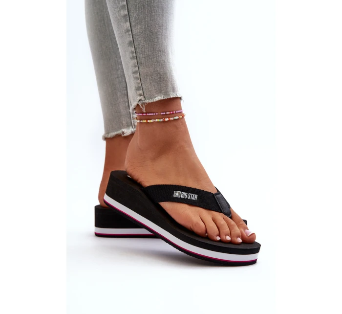 Dámské žabky na klínku Big Star model 21660770 Bílá - Big Star Shoes