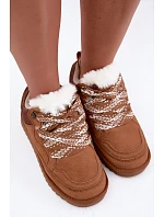 Kožené semišové sněhule s kožešinou Vinceza 97974 Camel Kožené semišové sněhule s kožešinou Vinceza 97974 Camel