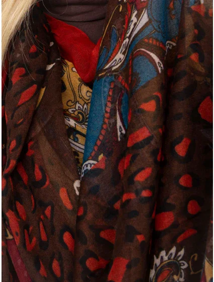Tunelová šála AT KM K241239.19 hnědá Tunelová šála AT KM K241239.19 hnědá