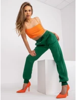 Tepláky EM DR 712.39P tmavě zelená