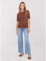 Sweter PM SW B model 21821378 jasny brązowy - FPrice