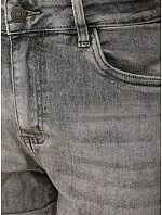 Dámské tmavě šedé džínové šortky FashionStreet SY0506