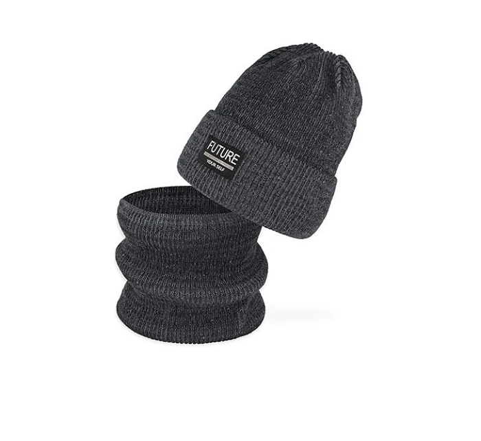 model 21413494 Chlapecká sada čepice a bundy - AJS