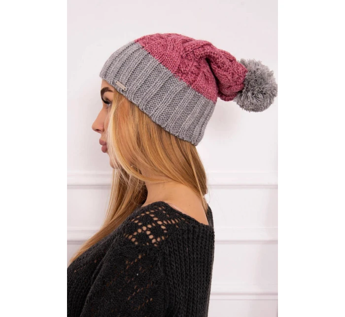 Paris fleecová čepice K212 tmavě model 18750057 - K-Fashion Paris fleecová čepice K212 tmavě model 18750057 - K-Fashion