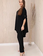 Sada halenky + kalhot s přívěskem černý