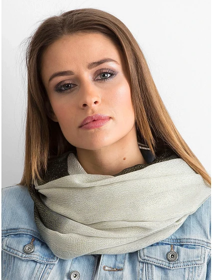 Dámská šála AT KM šedá černá model 17508347 - FPrice