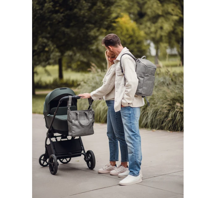 Dámský batoh na kočárek Vuch Mina Grey Dámský batoh na kočárek Vuch Mina Grey
