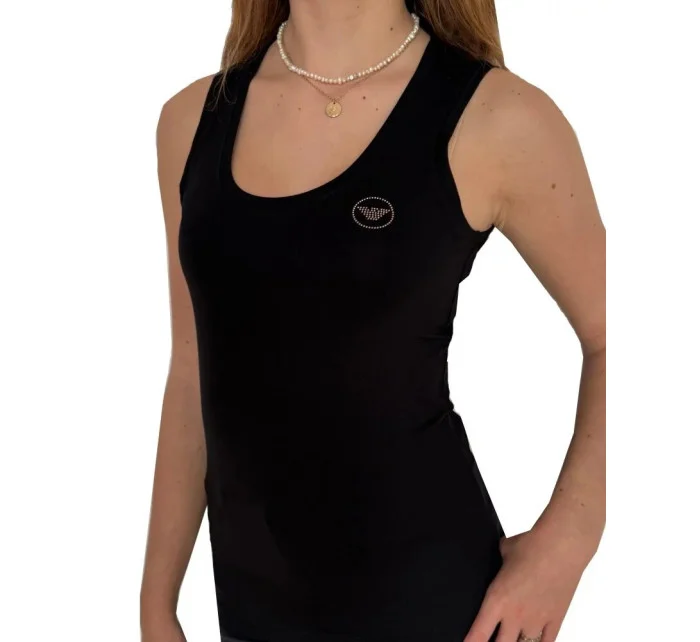 Dámské tílko 00020 černé model 19916482 - Emporio Armani Dámské tílko 00020 černé model 19916482 - Emporio Armani