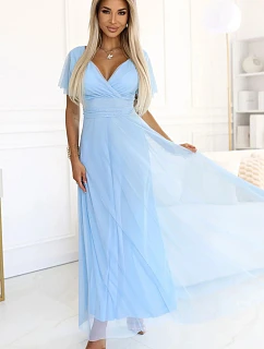 Dámské šaty model 22041131 světle modré - numoco