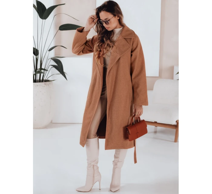 NANCY dámský velbloudí kabát FashionStreet TY3885 NANCY dámský velbloudí kabát FashionStreet TY3885