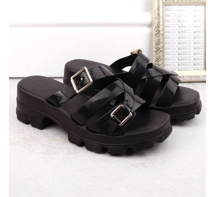 žabky s podpatkem W model 20183834 - Zaxy žabky s podpatkem W model 20183834 - Zaxy