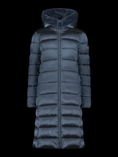 Dámská zimní bunda s kapucí  kabát dlouhý tmavě modrý model 21350755 - CMP