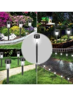 PLASTOVÁ SOLÁRNÍ LAMPA 4,5x31 cm LED - KIT.4 ks