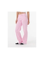 Kalhoty RIP CURL AGGIE RELAXED JEANS, růžové