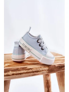 Dětské látkové tenisky BIG STAR KK374053 Modrá