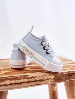 Dětské látkové tenisky BIG STAR KK374053 Modrá