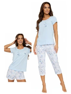 DÁMSKÉ PYŽAMO KR 466/344 SO DELICATE 3-PACK