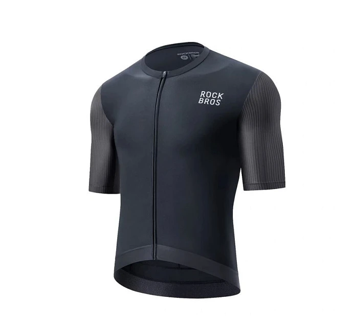 Cyklistický dres model 22114073 krátký rukáv velikost XL černý - Rockbros