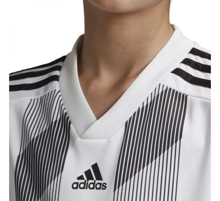 Dětské pruhované tričko 19 Jr DU4398 - Adidas