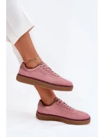 Semišové Dámské Tenisky Růžové model 21703337 - Daniel Lopez Just Dare Semišové Dámské Tenisky Růžové model 21703337 - Daniel Lopez Just Dare