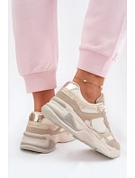 Dámské tenisky na platformě Béžové model 22074783 - GAP Dámské tenisky na platformě Béžové model 22074783 - GAP