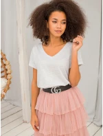 Tričko RV TS model 14829125 světle šedá - FPrice Tričko RV TS model 14829125 světle šedá - FPrice