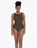 Dámské jednodílné plavky Style Frascati 765 Hnědo-černá - Anita
