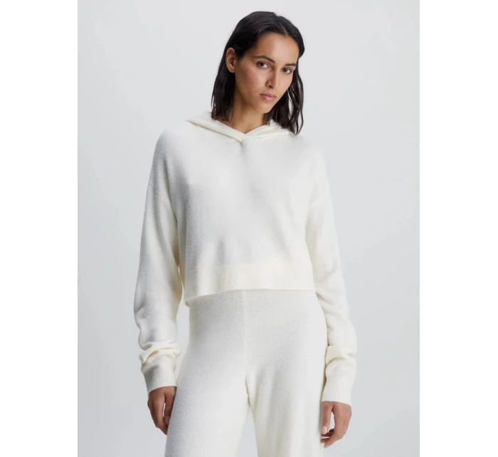 Dámská mikina 000QS7000E 101 ecru - Calvin Klein