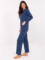 Dámské pyžamo DU PI FP 005.61 modré - FPrice