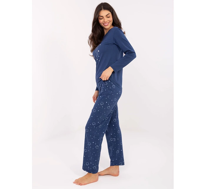 Dámské pyžamo DU PI FP 005.61 modré - FPrice