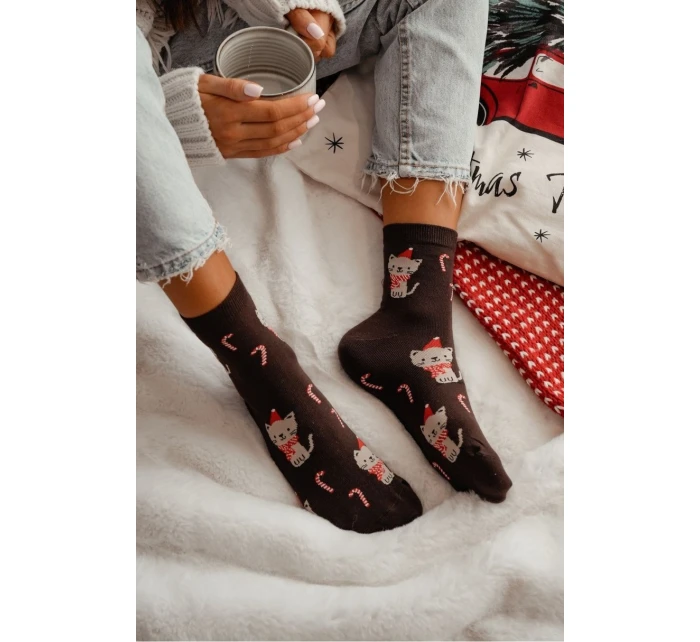 Dámské vánoční ponožky model 21730146 - Milena Dámské vánoční ponožky model 21730146 - Milena