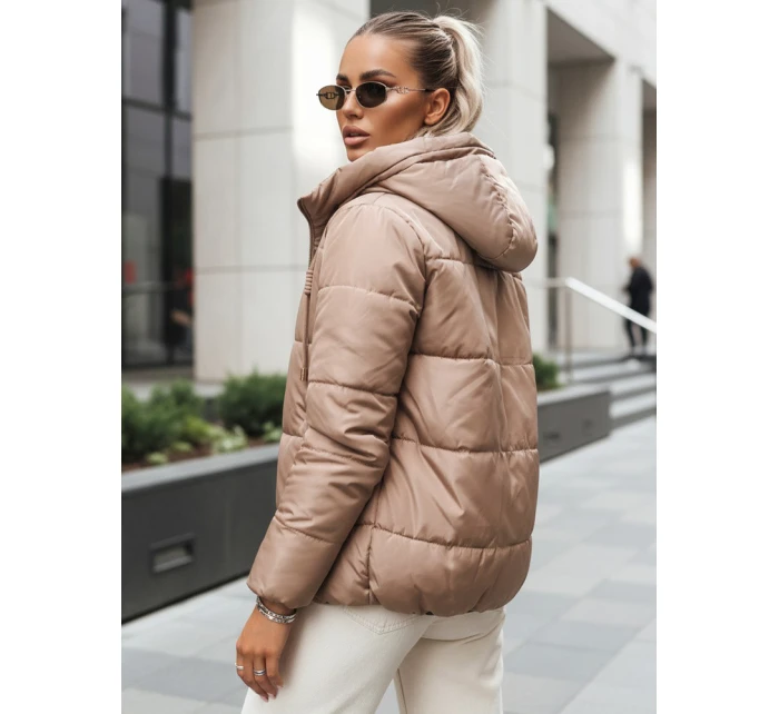 Dámská přechodná bunda oboustranně prošívaná VICTORIA SNUG zlatá TY3697