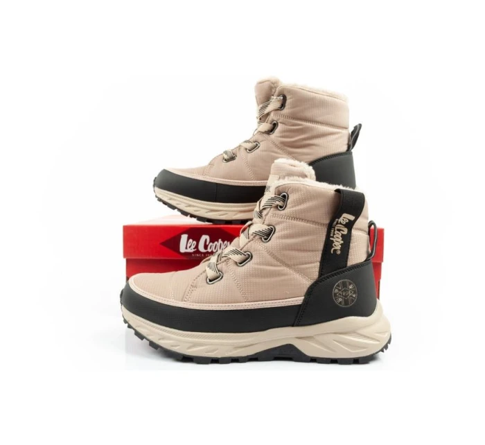 dámská sportovní obuv zimní model 21406190 zateplená béžová černá dámské - Lee Cooper
