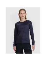 Dámské rychleschnoucí cyklistické tričko s dlouhým rukávem 4F 4FWSS25TFLOF344-20A Dámské rychleschnoucí cyklistické tričko s dlouhým rukávem 4F 4FWSS25TFLOF344-20A